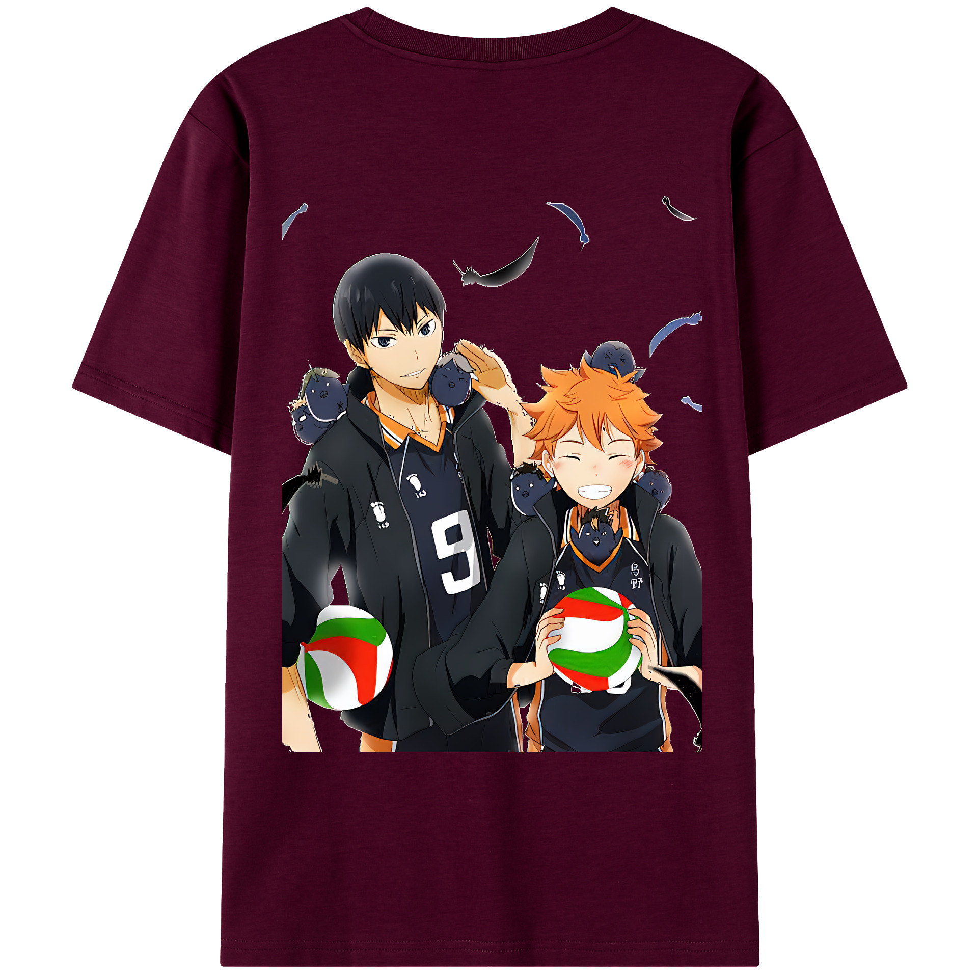 （画像用） ハイキュー!! Haikyu!! レディース半袖Tシャツ(バックプリント)